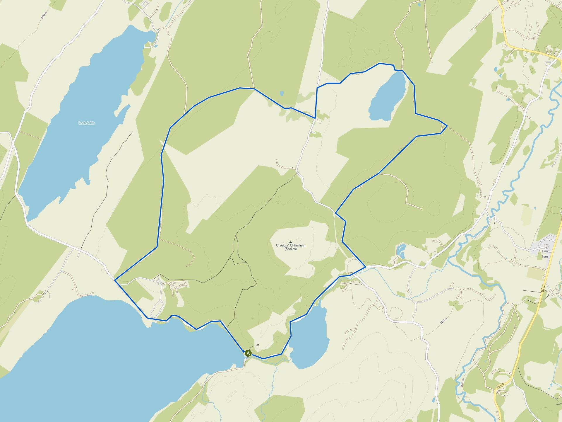 The best walks and hikes around Loch Ruthven | Komoot